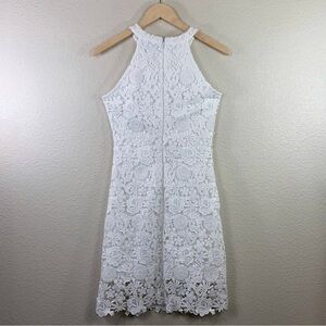 Lulu’s Love Poem Ivory Lace Mini Dress